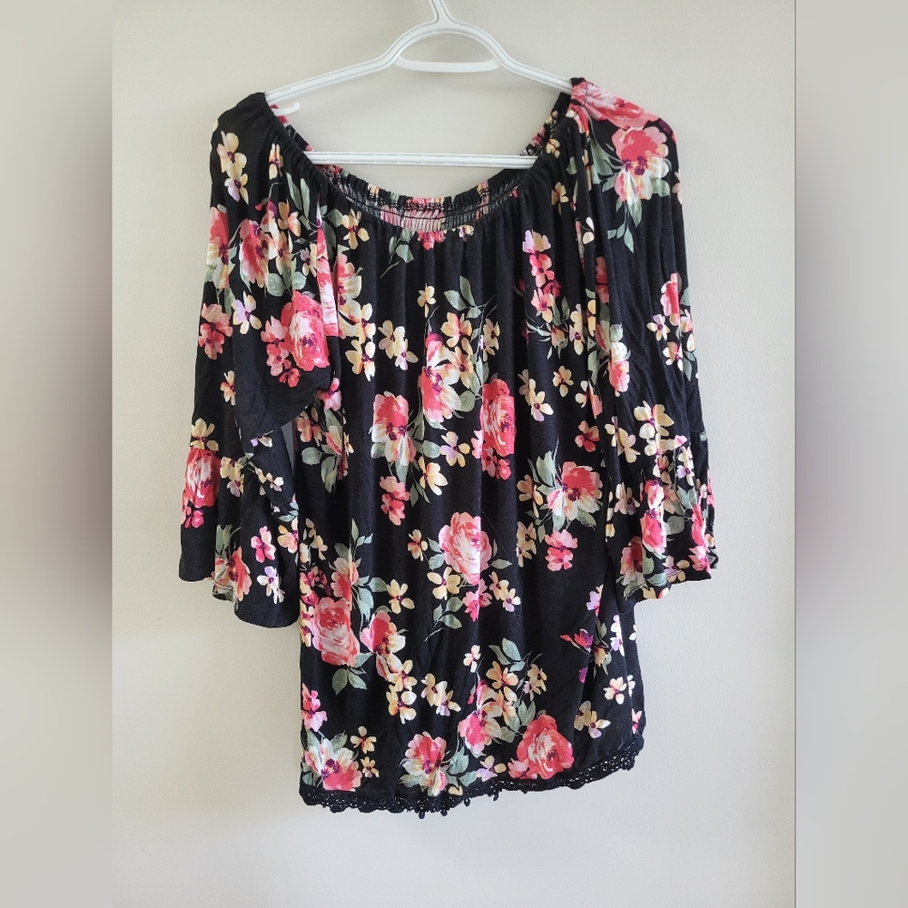 Warehouse One Flowy Floral Top